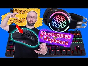 Felicon 4 In 1 Gaming Keyboard Mouse Headset Combo Bundle Set Unboxing and Review