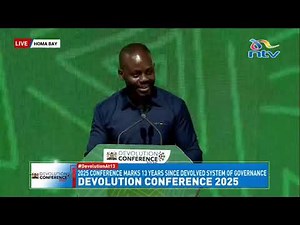 Senator Moses Kajwang Full Speech | Devolution Conference 2025