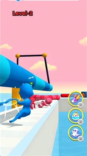 FunRace 3D Game ll Running boy Fun Race😂 l Survie The Level #shorts #gaming #shortsfeed #3dgaming