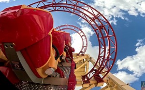 【4K60帧】后排视角：好莱坞摇滚之旅(Hollywood Rip Ride Rockit)|奥兰多环球影城|EastCoasters