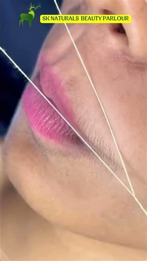 Upper Lip Hair Threading for Smooth Finish | SK Naturals Beauty Parlor