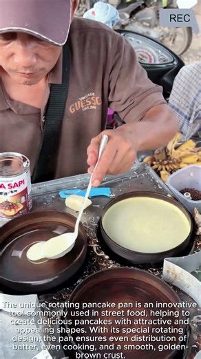 Rotating Pan Cake Maker | Unique Street Food #video #viral #creative #technology #machine