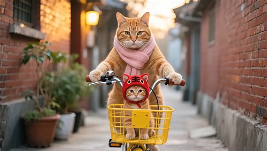 Oops! Tiger-Hat Artist Waits at Studio—Mom Naps in Library Daisy's Journal ㉞ | Persion Cats