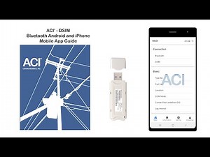 ACI DSIM Android or iOS App operating instructions