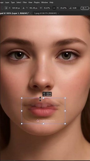 Photoshop tips and tricks Copy and Paste lips