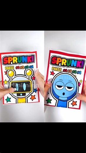 🌈SPRUNKI OC Jevin VS Funbot | ASMR Phase 1vs2vs3vs4 Squishy #blindbag #papercraft #sprunki
