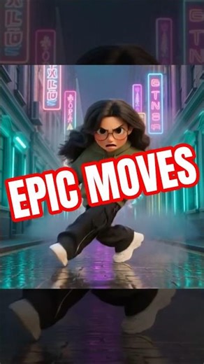 Insane Animated Breakdance! 💃✨ | Stylized Dance Animation #Shorts #viralshorts