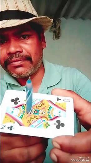 pencil card trick #magic