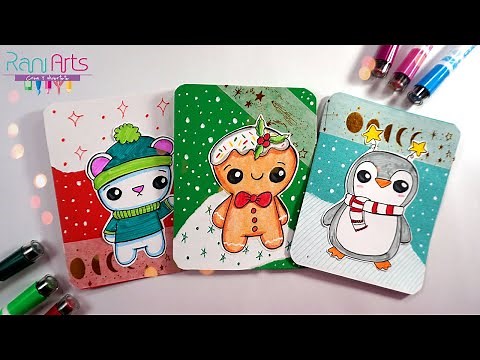 TARJETAS DE NAVIDAD (FÁCILES) - DIY - CHRISTMAS CARDS