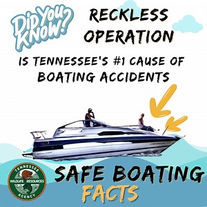 1.3K views · 20 reactions | Did you know that reckless operation is Tennessee's #1 cause of boating accidents? Make sure you know the rules of the road on the water. #Wearit #lifejacketssavelives #tnboating #getoutdoors #nationalsafeboatingweek #realboaterswearit, #lifejacketsSAVElives | Tennessee Wildlife Resources Agency | Facebook
