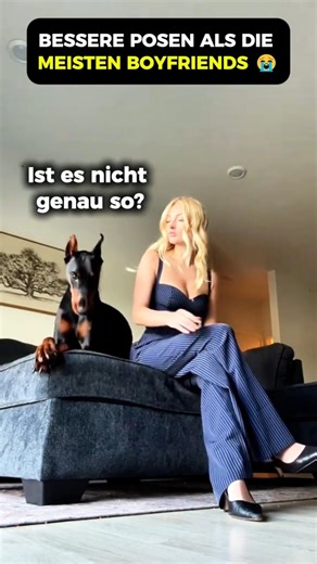 This Doberman has more aura than most boyfriends 😭