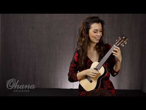 Bernadette Plazola Demos the Ohana CK-70R Ukulele