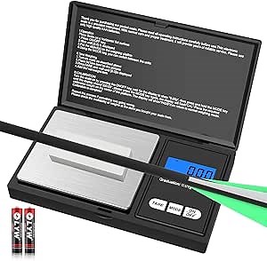 LWANO Portable Arrow Scale, Accurate Digital Grain/Weigh Archery Scale with Arrow Scale Holder, Included Batteries