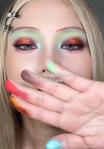 Creative Makeup Trends: Colorful Eyeshadow Revival