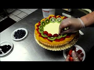 Fruit tart cake demonstration - Fresh Fruit Cake