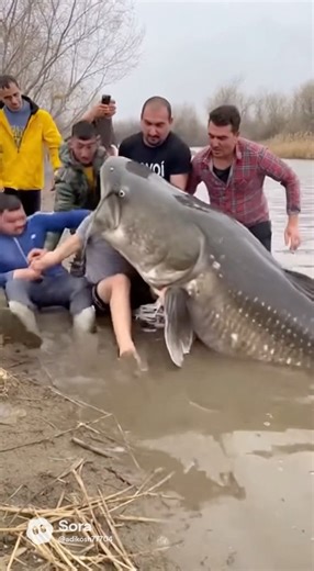 Giant Catfish Swallows Man’s Head — Real Shocking Footage!🔥😱