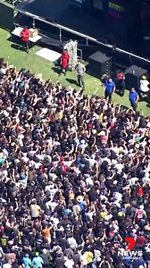 The Good Things Festival is rocking Sydney’s Centennial Park today. The 7NEWS helicopter flew over the event while Japanese rock band ONE OK ROCK was on one of the five stages. The outdoor music event is being held at Brazilian Fields and Loch Ave South inside Centennial Park. 7NEWS at 6pm. More local news: 7news.com.au/news/sydney #GoodThings #7NEWS | 7NEWS Sydney