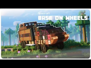 Base on Wheels Minecraft #Minecraft #createmod #trackwork