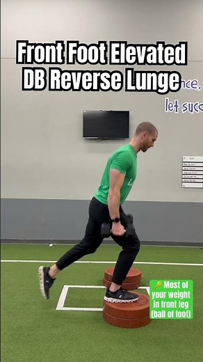 Front Foot Elevated DB Reverse Lunge (FFE)