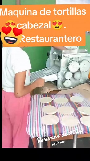Tortilla-Making Machine Showcase in Action
