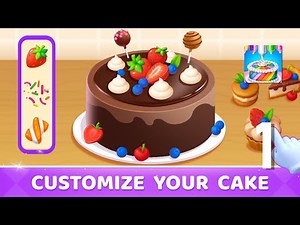 Cake Maker: DIY Cooking Games Gameplay Walkthrough Part 1 - Day 1 (Android, IOS)