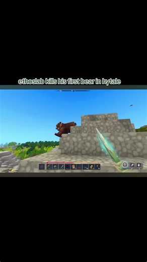 I love his little voice at the end wtho is so me #ethoslab #hytale #bear #me #minecraft