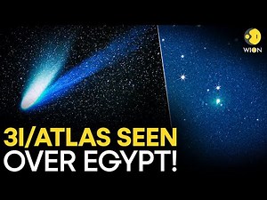 3I/ATLAS LIVE: Rare Interstellar Comet Sighted Above Egypt’s Black Desert | WION