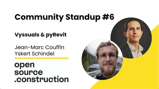 os.c community standup – pyRevit Vyssuals | opensource.construction