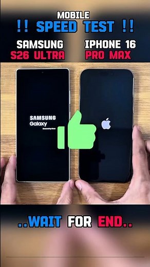 ⚡☠️ IPHONE 16 PRO MAX VS SAMSUNG S26 ULTRA SPEED TEST!!