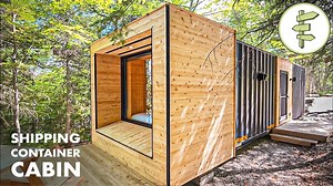 Plan a Quebec Getaway in this Shipping Container Forest Cabin