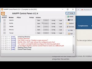 INSTALACIÓN XAMPP CUANDO YA TENEMOS MYSQL SERVER INSTALADO