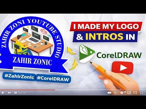 I Made My Logo & INTROS in CorelDRAW – Here’s How 🎨