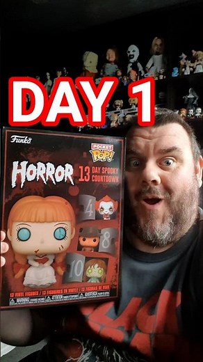 Funko Spooky Warner Bros Horror Pocket Pop Calendar Mystery Figure Unboxing - Day 1