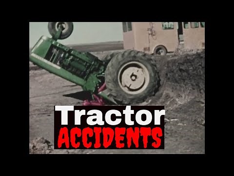 "TRACTOR SAFETY" 1970s AMERICAN FARM BUREAU TRACTOR ROLL-OVER ACCIDENT PREVENTION FILM GG36675
