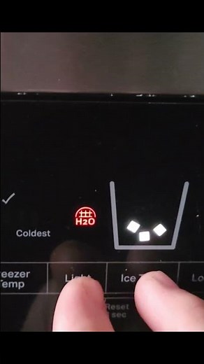 Reset Whirlpool water filter light