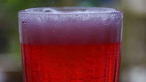 Juice, Drink, Glass, Red