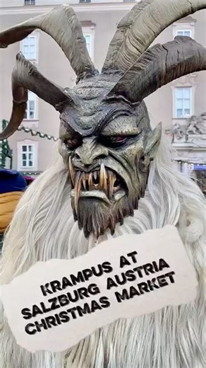 Austria - Krampus at the Salzburg Austrian Christmas Market