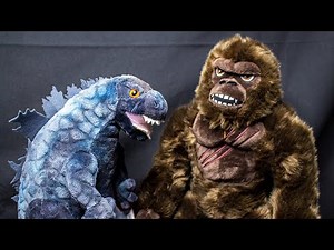 Godzilla vs Kong Plush Toys Review (HMV)