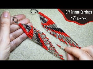 Make EASY Fringe Earrings with Bugle Beads in 15 minutes!