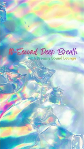 10 Second Deep Breath | Soothing Wind Chime Piano Sounds for Deep Breathing
