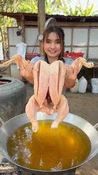 Cooking yummy deep fried chicken recipe