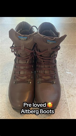 Altberg Preloved Boots for Hiking and Camping