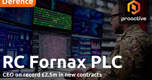 RC Fornax CEO on bumper Q1 trading update, new space contract