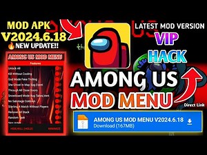 Among Us Mod Menu v2024.6.18 For Android 2024 | 🔥Always Impostor, Free Chat Full Unlocked Hack 2024