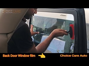 Perfect Back Door Window Film Installation | Step-by-Step Tinting Tutorial Like a Pro