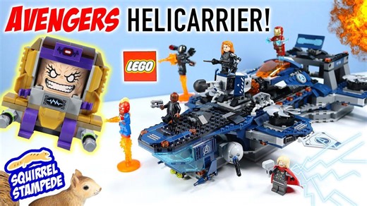 Lego Avengers Helicarrier Lite With M.o.d.o.k Speed Build 2020