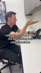 6.7K views · 209 reactions | when the manager tells me abt reading bad clinical reviews  #rn #healthcare #privatepractice #doctor #hospital #surgery #nurselife #surgeon #ent #medicalhumor | Dr. Caleb Masterson | Facebook