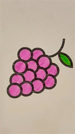 Grapes coloring page