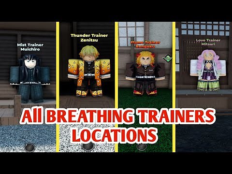 All Breathing Trainer Locations In Weak Legacy 2 | Roblox