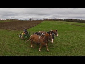 Fall Plowing With Draft Horses